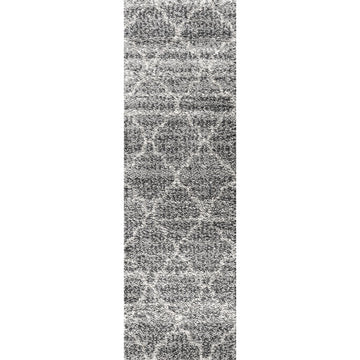 Susa Ogee Moroccan Trellis Shag Area Rug